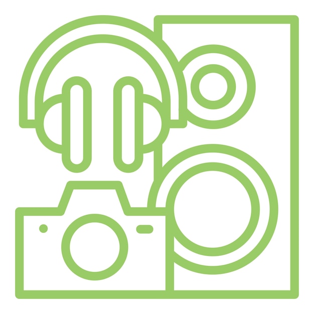 Estilo del icono del dispositivo de diseño vectorial
