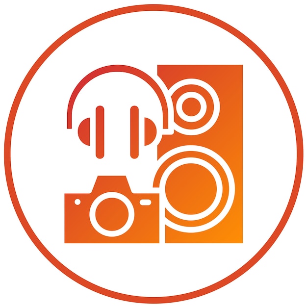 Estilo del icono del dispositivo de diseño vectorial