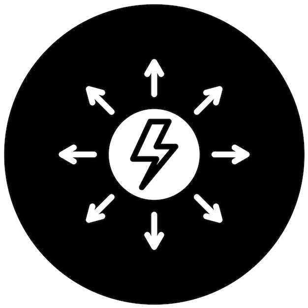 Estilo del icono del distribuidor de diseño vectorial