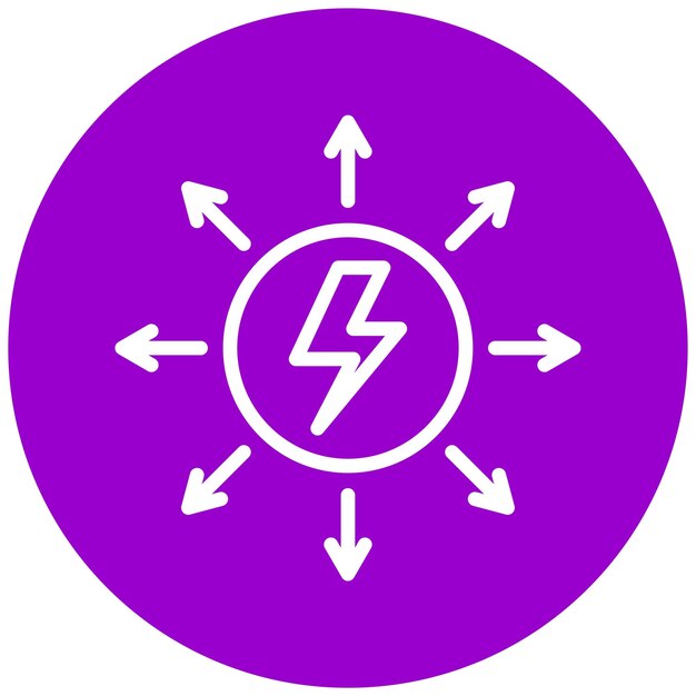 Estilo del icono del distribuidor de diseño vectorial