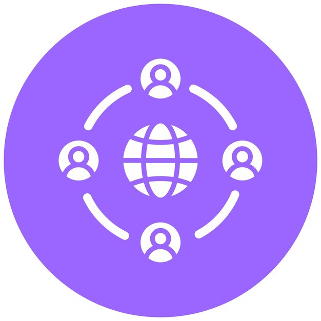 Estilo de icono de diversidad de diseño vectorial