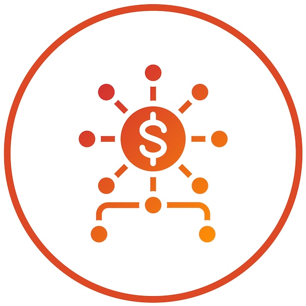Estilo del icono de diversificación del diseño vectorial