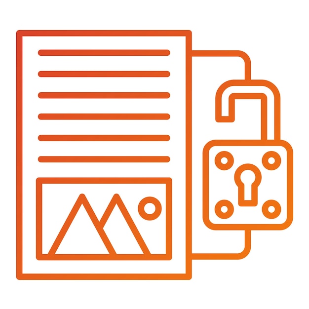 Estilo del icono de divulgación del diseño vectorial