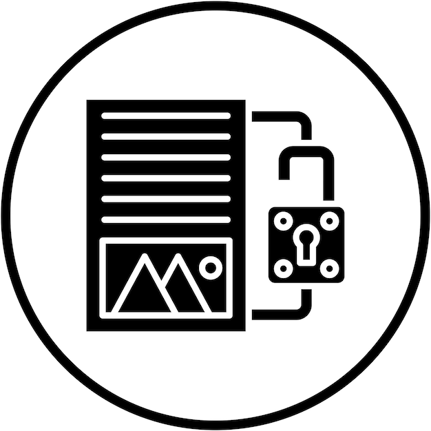 Estilo del icono de divulgación del diseño vectorial