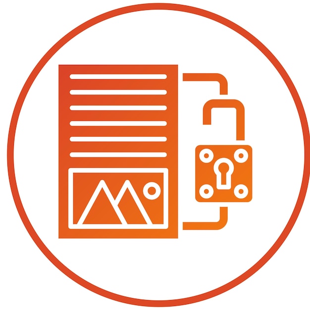Estilo del icono de divulgación del diseño vectorial