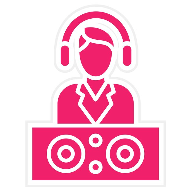 Estilo de icono de DJ