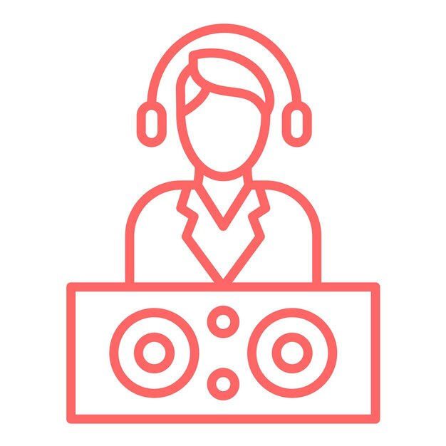 Estilo de icono de DJ