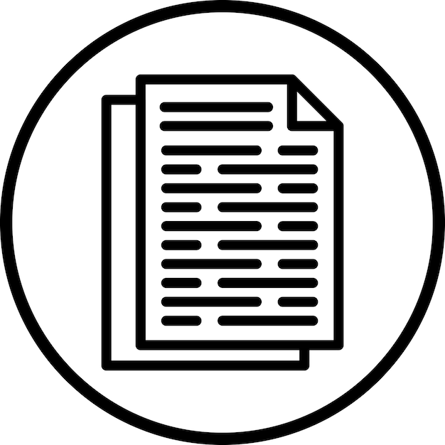Estilo del icono del documento