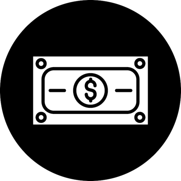 Estilo del icono del dólar
