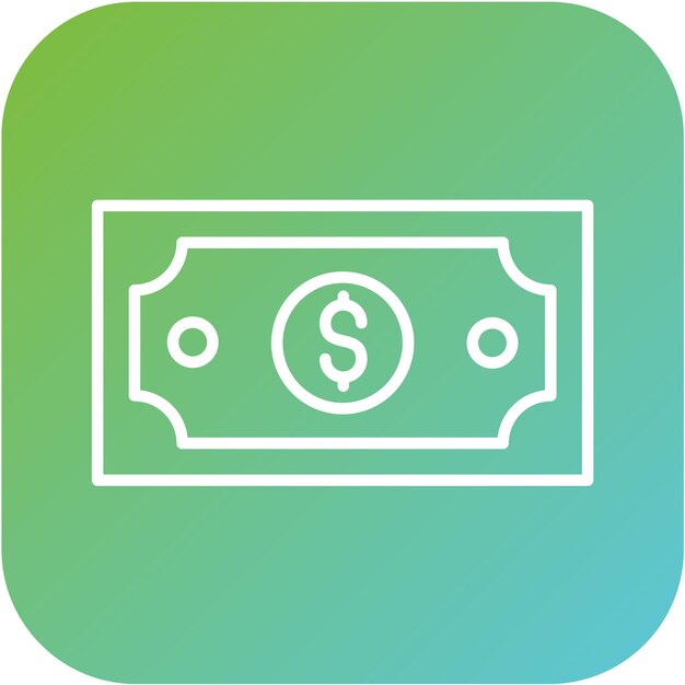 Estilo del icono del dólar