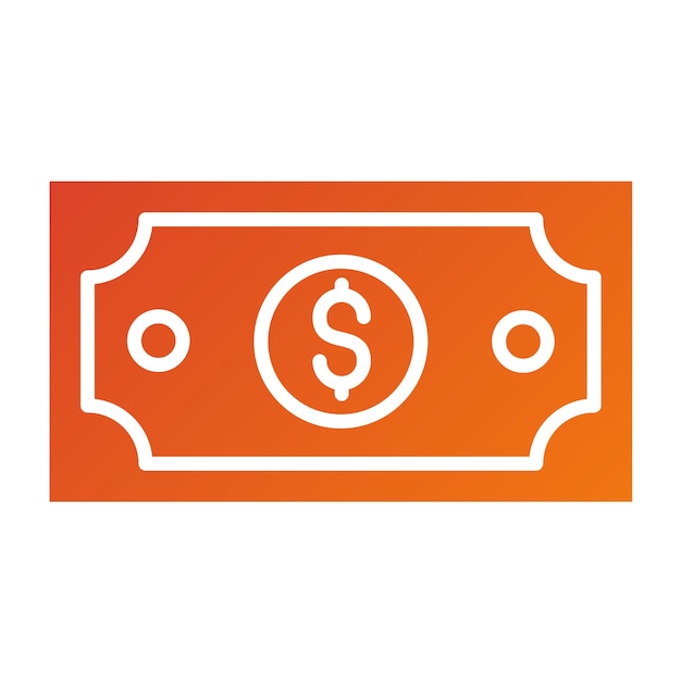 Estilo del icono del dólar