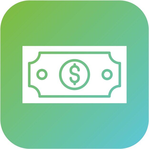 Estilo del icono del dólar