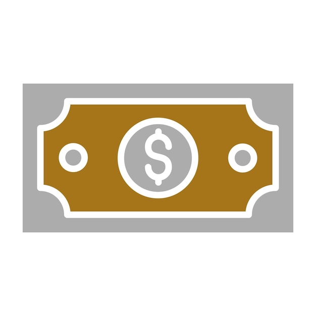 Estilo del icono del dólar