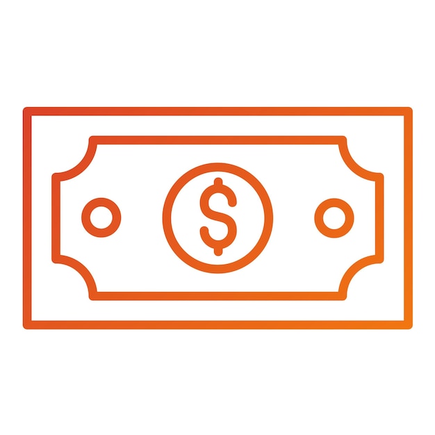 Estilo del icono del dólar