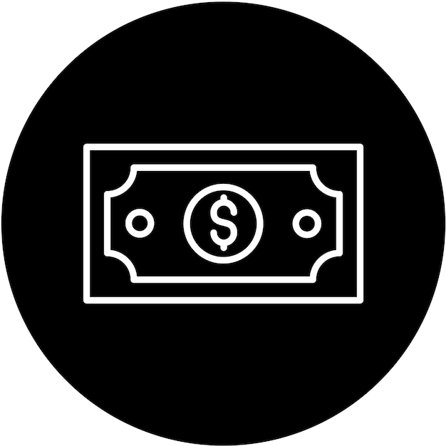 Estilo del icono del dólar