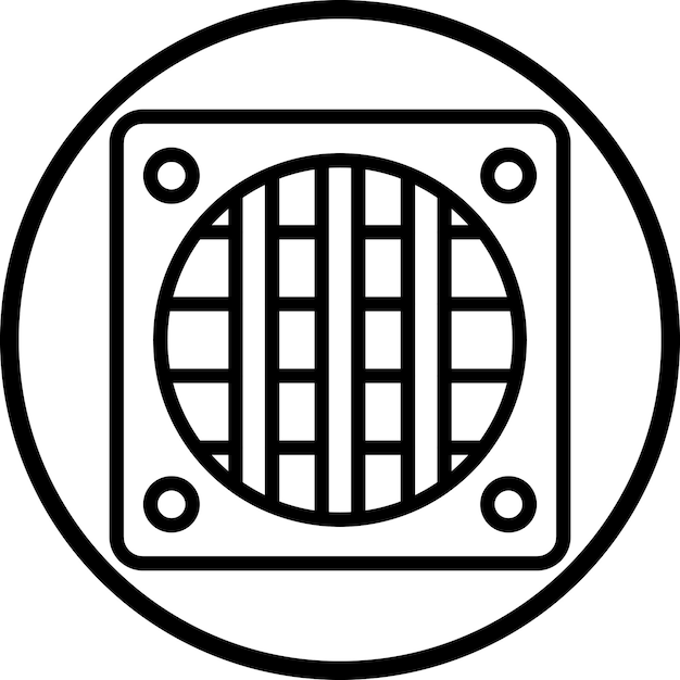 Vector estilo del icono de drenaje
