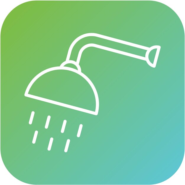 Estilo del icono de la ducha
