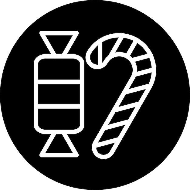 Estilo del icono de los dulces