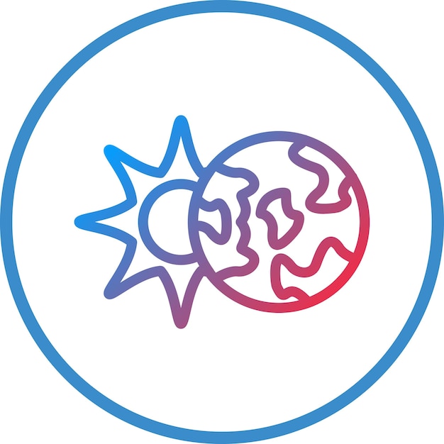 Estilo del icono del eclipse lunar