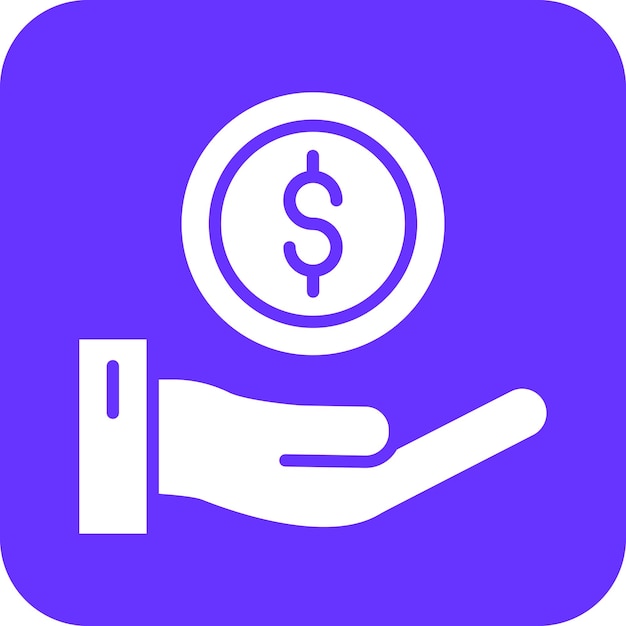 Estilo de icono de la economía del diseño vectorial