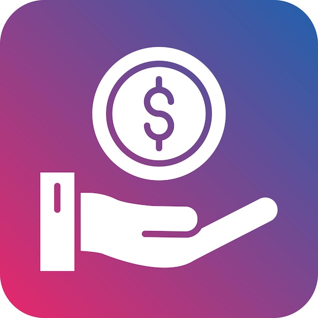 Estilo de icono de la economía del diseño vectorial