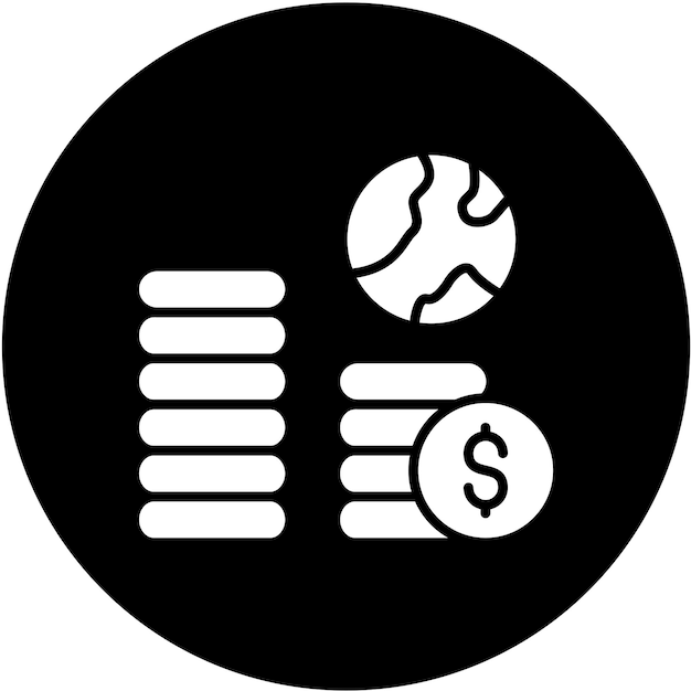 Estilo de icono de la economía del diseño vectorial