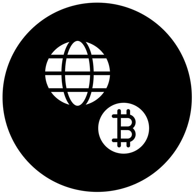Estilo del icono del ecosistema digital de diseño vectorial
