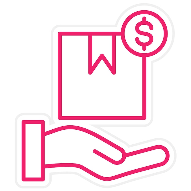 Estilo del icono de efectivo en la entrega