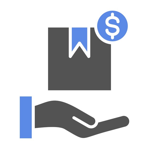 Estilo del icono de efectivo en la entrega
