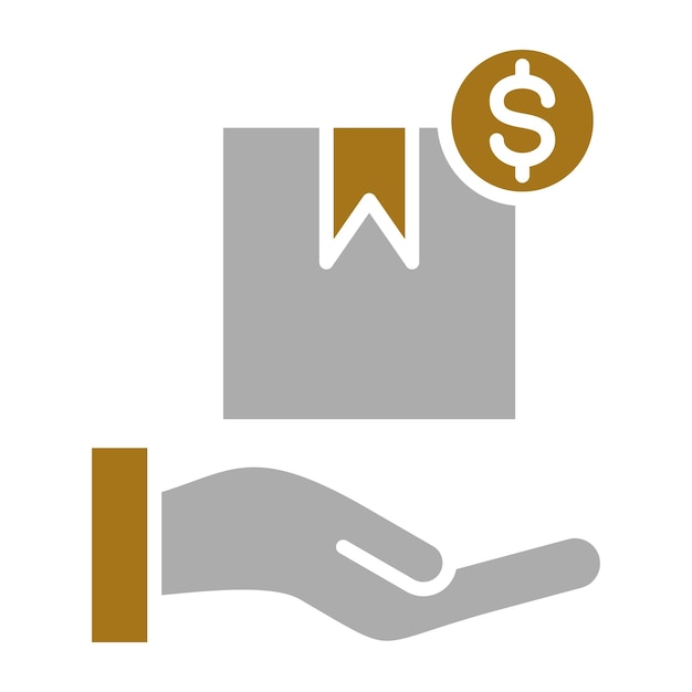 Estilo del icono de efectivo en la entrega