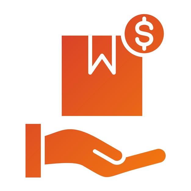 Estilo del icono de efectivo en la entrega