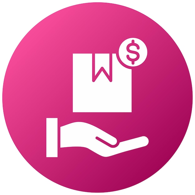 Estilo del icono de efectivo en la entrega