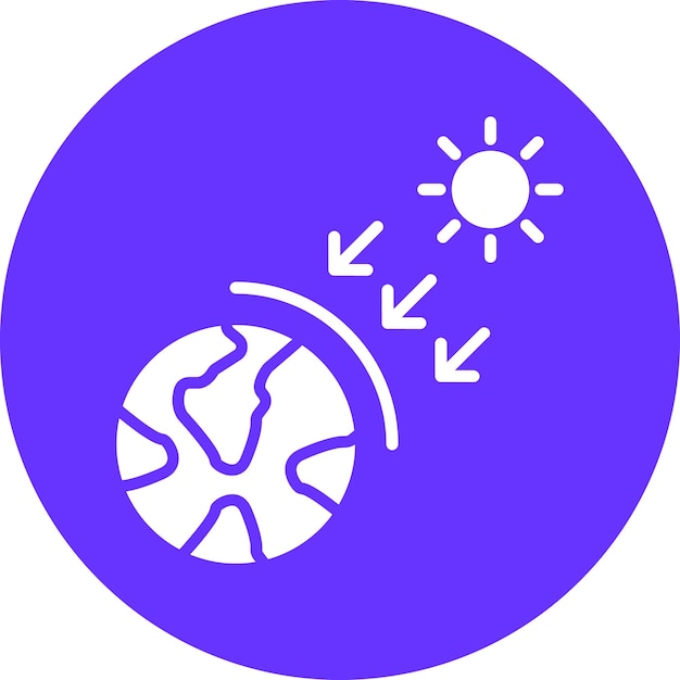 Estilo del icono del efecto invernadero de diseño vectorial