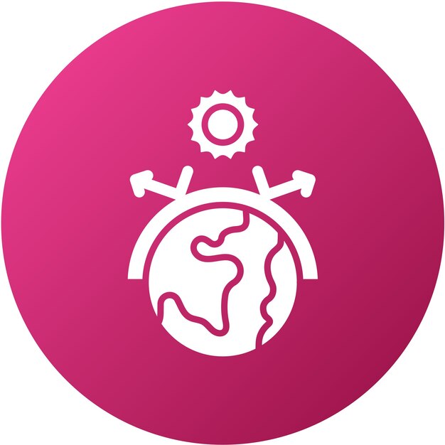 Estilo del icono del efecto invernadero de diseño vectorial