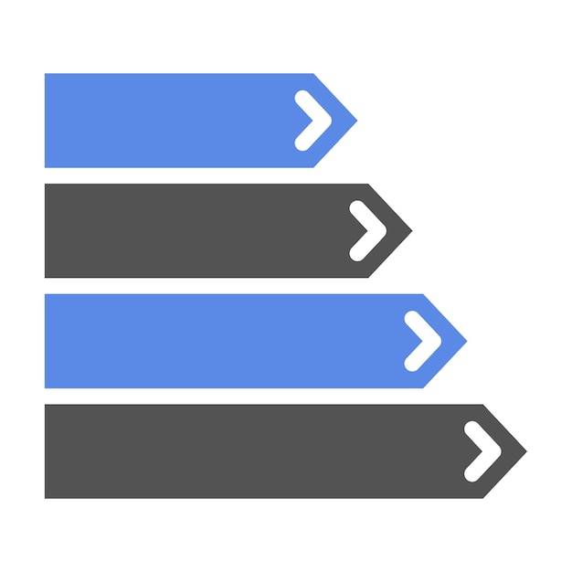 Estilo del icono de eficiencia energética del diseño vectorial