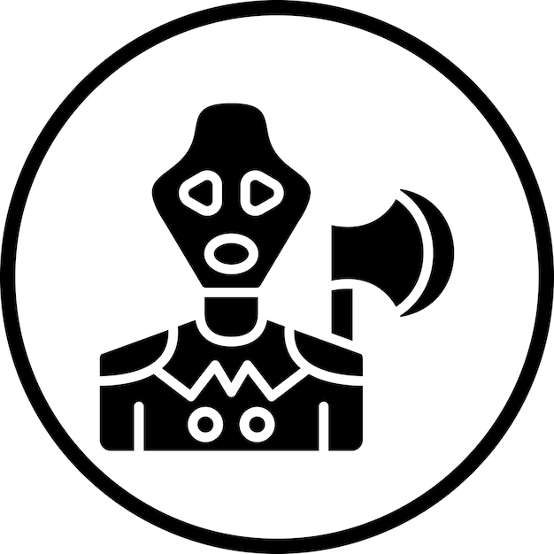 Estilo del icono del ejecutor de diseño vectorial