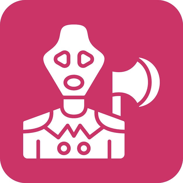 Estilo del icono del ejecutor de diseño vectorial