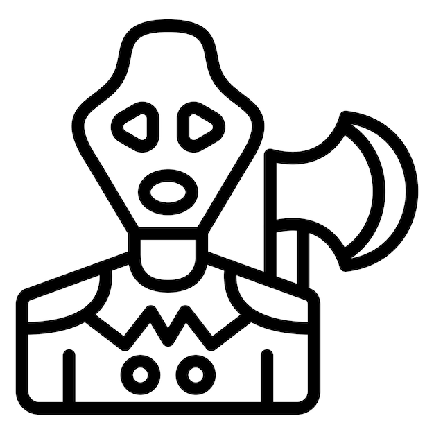 Estilo del icono del ejecutor de diseño vectorial