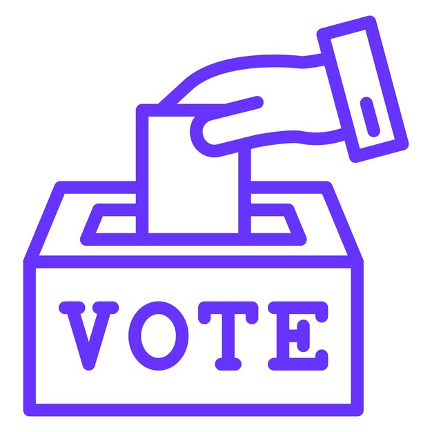 Estilo del icono de elección del diseño vectorial