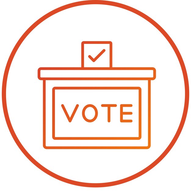 Estilo del icono de elección del diseño vectorial