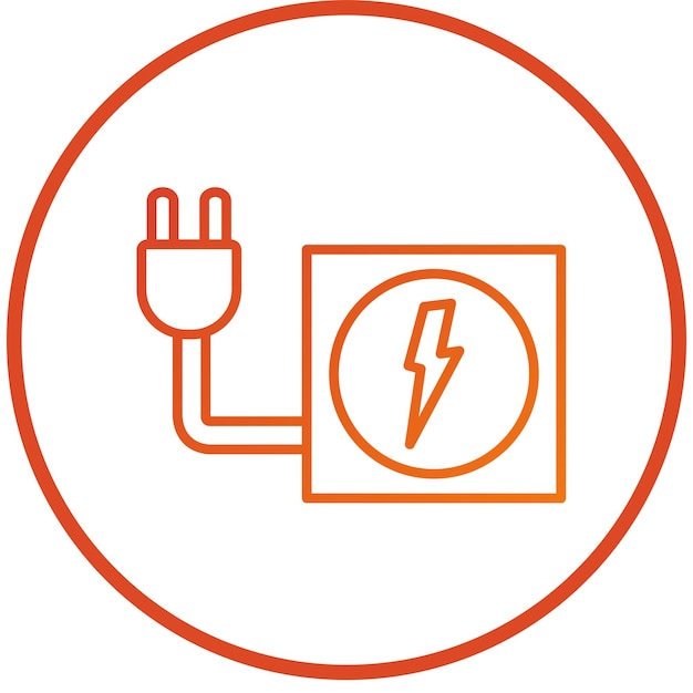 Estilo del icono de electricidad