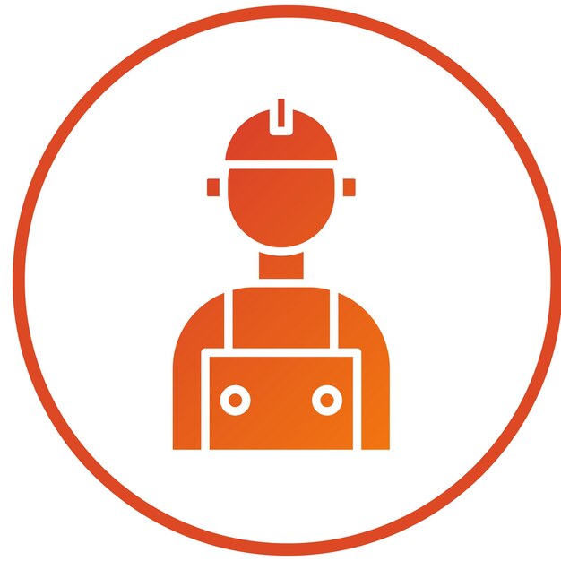 Estilo del icono del electricista