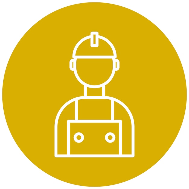 Estilo del icono del electricista