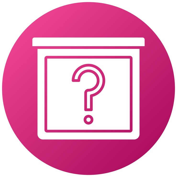 Vector estilo del icono del elemento misterioso