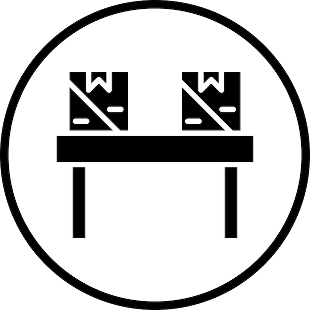 Estilo de icono de embalaje de diseño vectorial