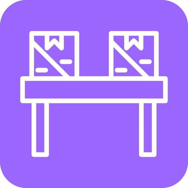 Estilo de icono de embalaje de diseño vectorial