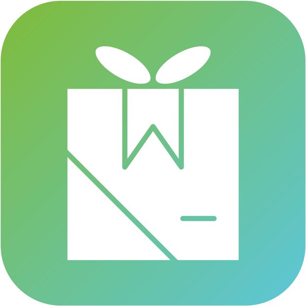 Estilo de icono de embalaje de diseño vectorial