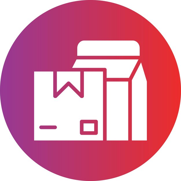 Estilo del icono de embalaje