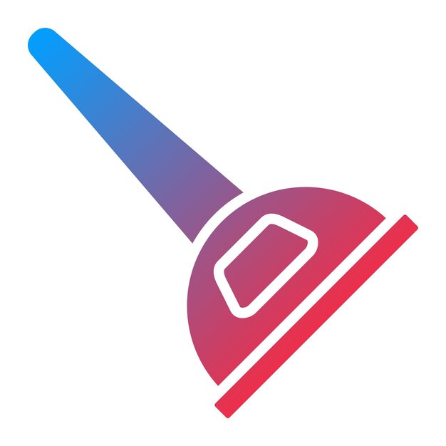 Estilo del icono del émbolo del inodoro