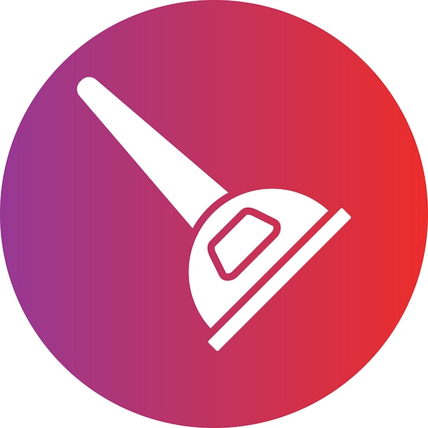 Estilo del icono del émbolo del inodoro